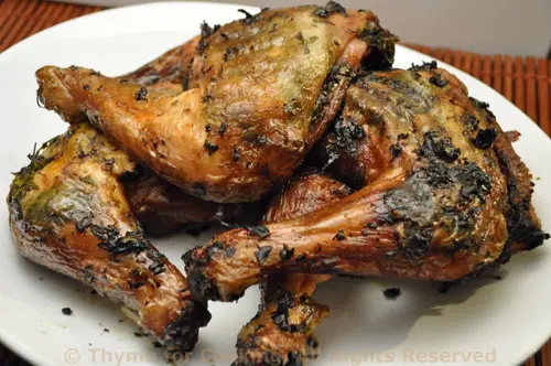 Grilled Chicken with Lemon and Herbs