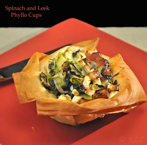 Spinach Phyllo Cups