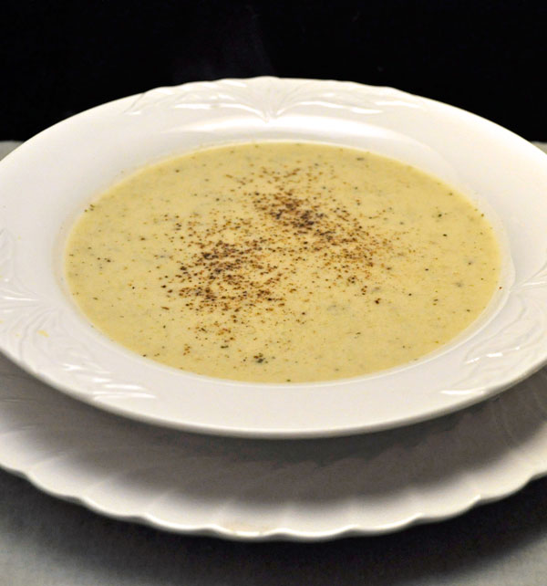 Cream of Celery Soup with Sherry