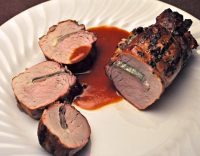 Grilled Pork Tenderloin 'Saltimbocca'