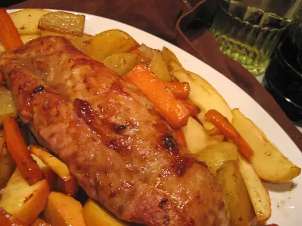 Roast Pork Tenderloin with Apples