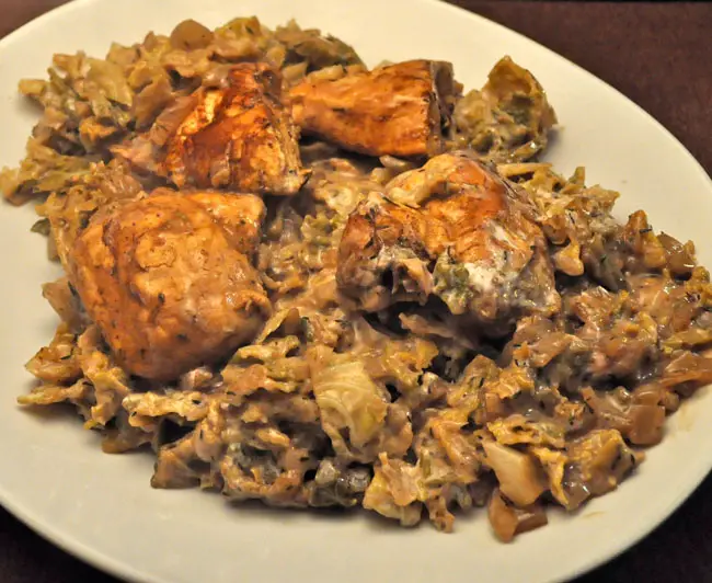 Balsamic Chicken & Cabbage