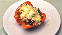 Peppers stuffed with Beef & Barley