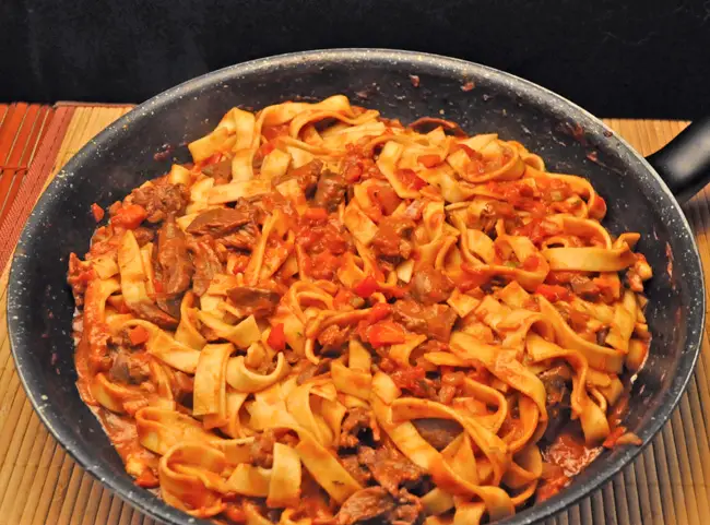 Tagliatelle with Duck Confit