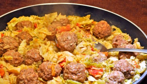 Meatballs & Cabbage