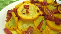 Yellow Squash with Bacon