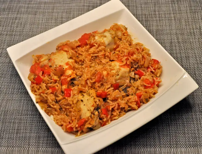 Instant Pot Chicken with Tomato Rice