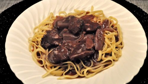 Veal in Red Wine