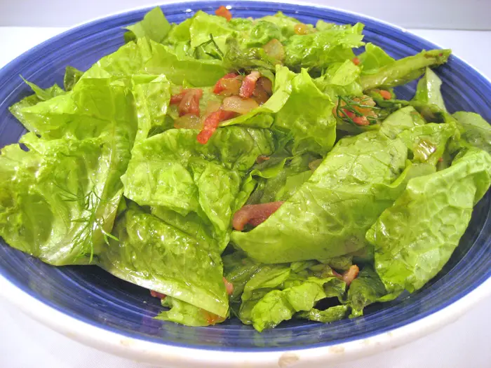 Wilted Lettuce Salad