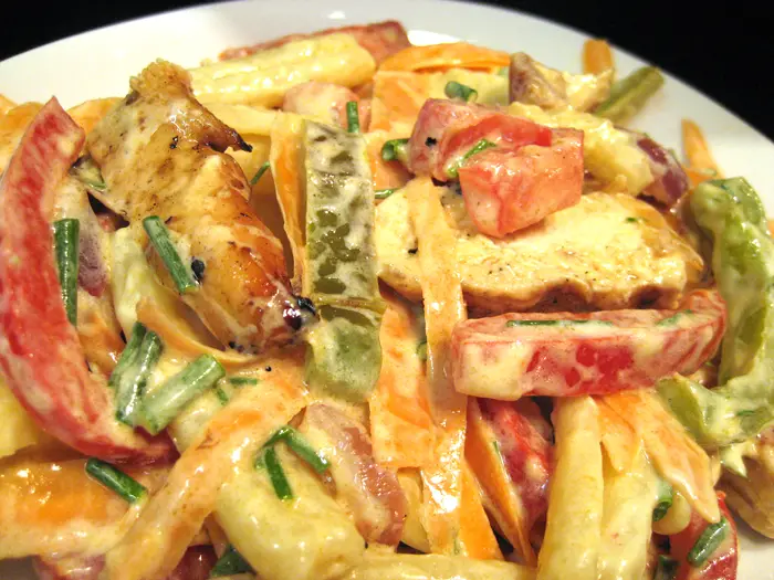 Grilled Chicken & Pepper Pasta