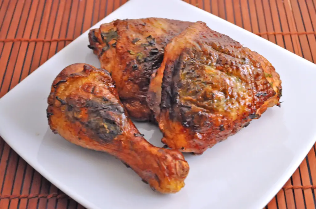 Tapenade Chicken, Grilled