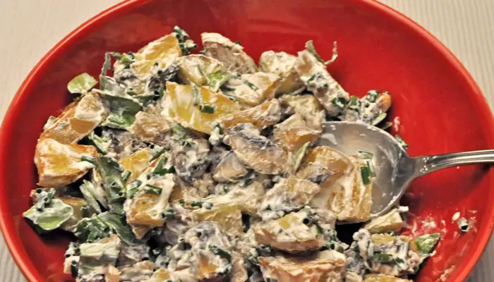 Potato Mushroom Salad