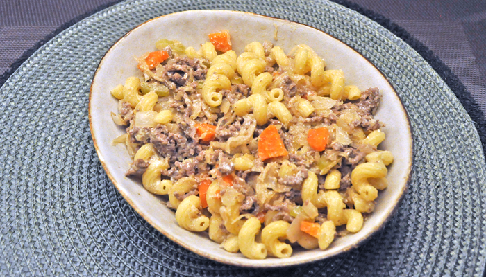 Beef & Sauerkraut Pasta