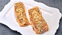 Baked Salmon with Almonds