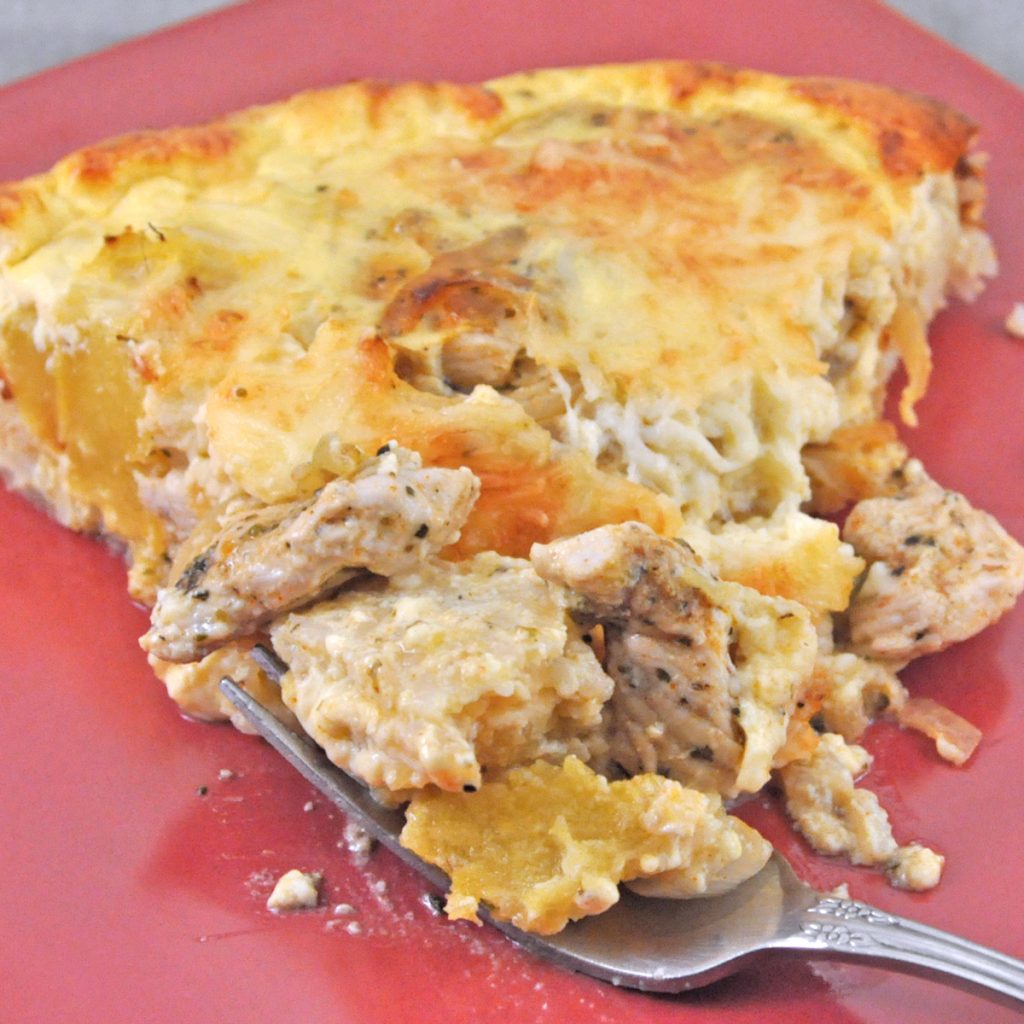 Turkey & Acorn Squash Quiche