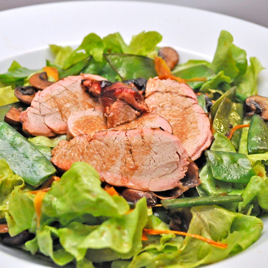 Pork & Snow Pea Salad