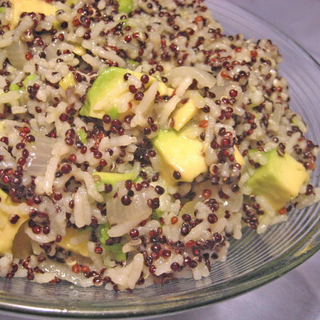 Rice, Quinoa, & Avocado Salad