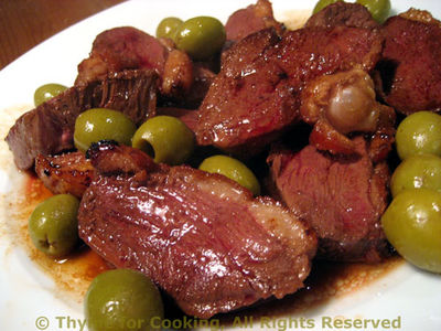 Duck Breast with Olives