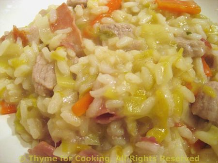 Risotto with Veal and Leek